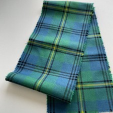 Johnstone Ancient tartan mediumwieght  100% Wool fabric 1.42m x 17.5cm 