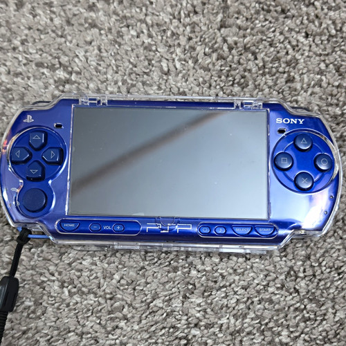 Sony psp 2001 blue handheld - sony,