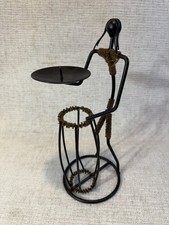 African Drummer Candle Holder
