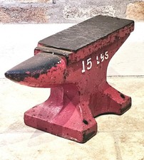 Vintage Cast Iron 15lb red
