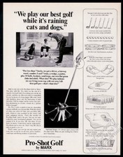 1967 Marx Pro-Shot Golf toy photo Christmas vintage print ad