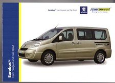 Peugeot Cab Direct Expert Eurobus Taxi c2011 UK Market Sales Brochure 