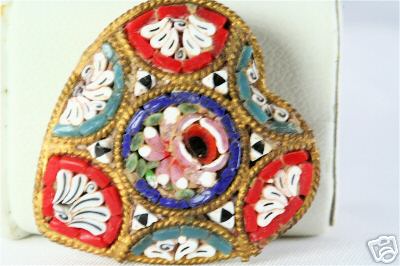 Vintage italy micro mosaic - ,