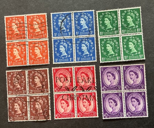 Qeii 1952 1967 wilding - gb,