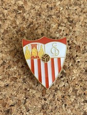 NEW  SEVILLA FC   QUALITY ENAMEL PIN BADGE INCLUDES FREE POSTAGE IN UK