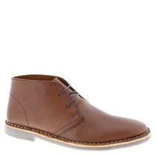 Red Tape Gobi Leather Mens Lace Black Desert Chelsea Fashion Boots UK 7-11