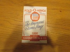 1 Pack Fold-O-Hinge Stamp Hinges 1000 hinges