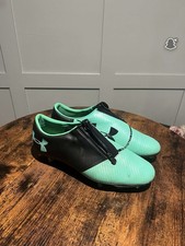 Under Armour Spotlight FG Mens Football Boots Firm Ground Green and Black