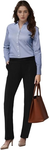 Ladies womens half elasticated - womens,
