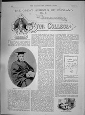 Old 1890 Eton College School