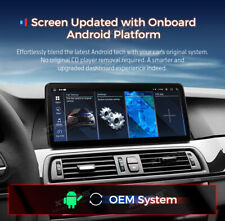 12.3" Android 14 Octa Core Car Stereo GPS For BMW 5 Series F10 F11 2013-2016 NBT