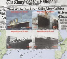 Titanic The Times Dispatch 2011 MNH stamp sheetlet