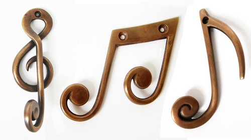Solid brass wall - brass,