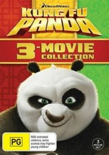 Kung Fu Panda 1 2 & 3 DVD 