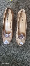 Satin Mocha Brown Kitten Wedge