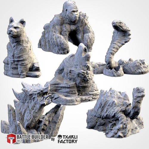 Cursed rock animal hill - cursed,