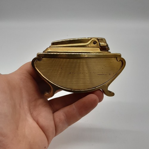 Vintage brass table - brass, lighter