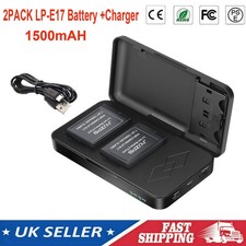2X LP-E17 Battery for Canon