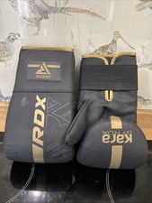 RDX F6 KARA Bag Gloves 4oz Black Gold Boxing Gloves