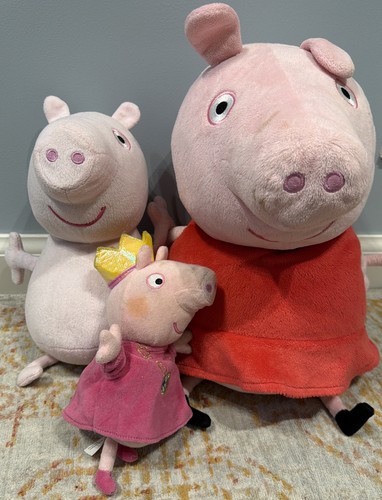 Peppa pig soft toy bundle - soft,