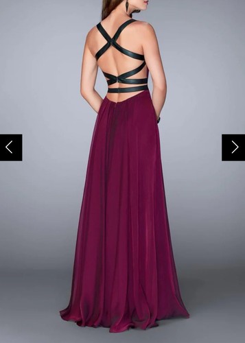 Gorgeous burgundy prom maxi - gorgeous,