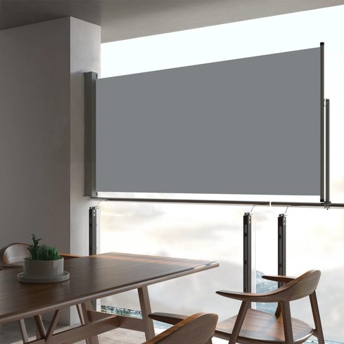 Patio retractable side awning - patio,