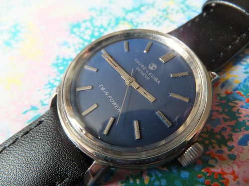 Blue dial favre leuba - blue,