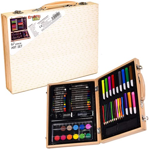 Children wooden art case - children's,