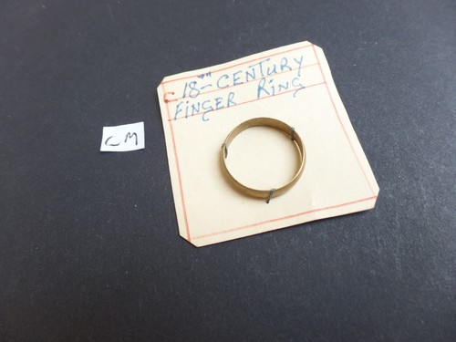 18th brass paupers ring - c,