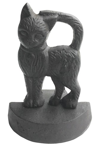 Cast iron metal kitten - cast, cat