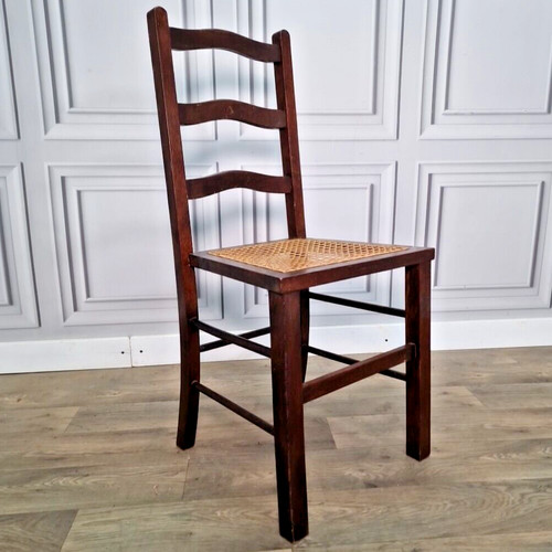 Antique decorative cane chair - antique,