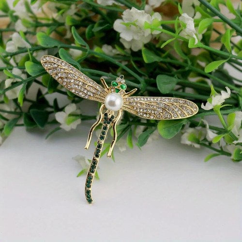 Elegant luxury insect brooch - luxury,