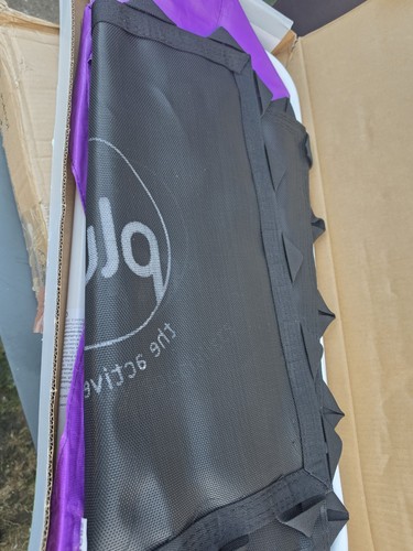 Plum junior bouncer trampoline - plum,