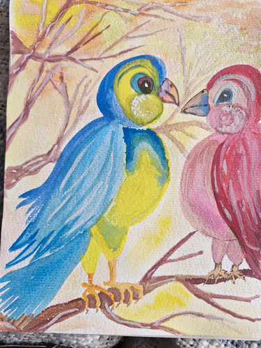 Ooak original watercolour - ooak, art