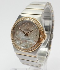 OMEGA Constellation 44 Diamonds & 18ct Red Gold Ladies Watch