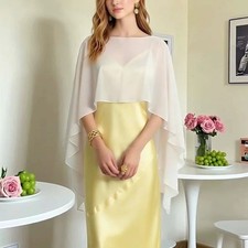 Evening Prom Cape Pure Color