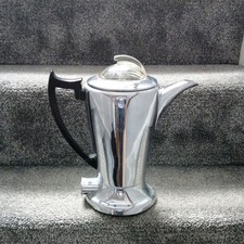 GEC VINTAGE ENGLISH ANTIQUE ELECTRIC 2 PIN COFFEE PERCOLATOR - ART DECO