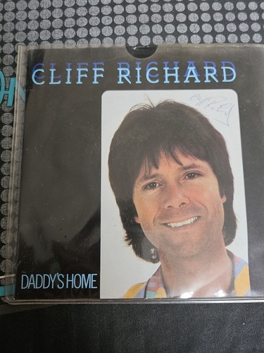 Cliff richard signed copy - cliff,