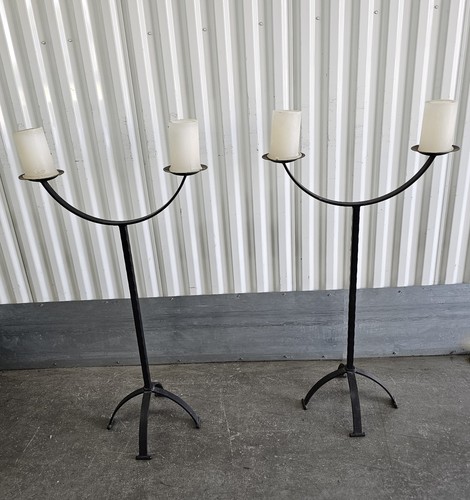 Pair vintage wrought - pair,