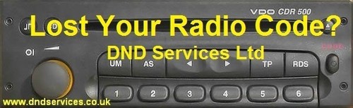 Vauxhall radio code - radio, decode