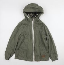 Next Boys Green Cotton Parka