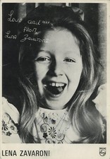 Lena Zavaroni- Signed Vintage