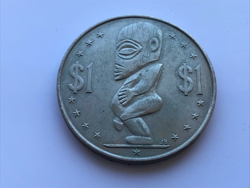 Cook islands coin - cook, one