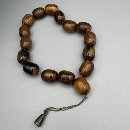 Vintage bakelite tesbih - bakelite, worry