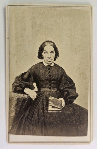 Antique cdv photo elder - antique,