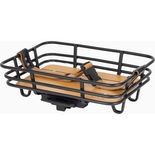 AtranVelo Cycle Bicycle Bike EPIC Retro AVS Bamboo Base Basket Black - 8 L