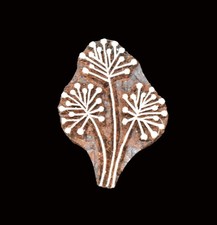 Indian Wood Printing Block -