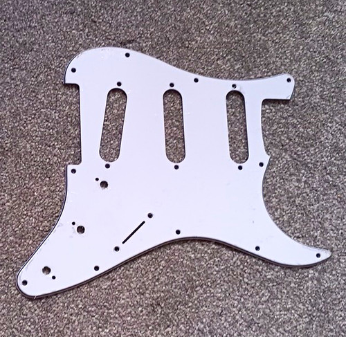 White strat style sss - white,