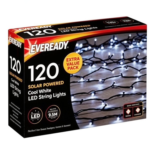 Eveready solar led cool white - eveready,