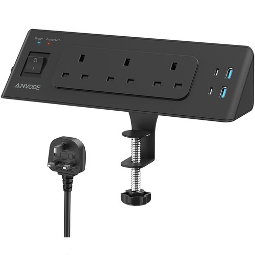 Desk power socket - power, with